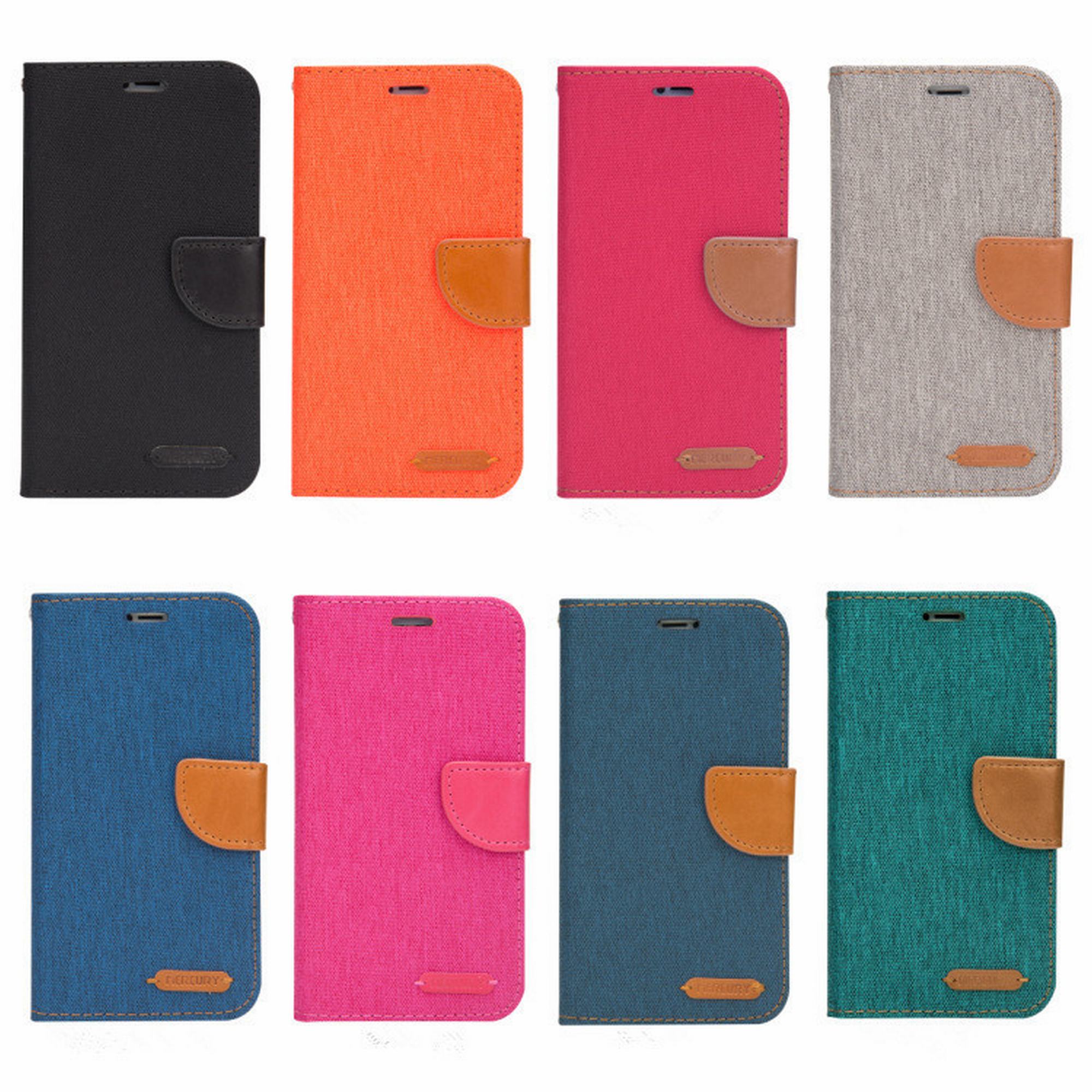 HDB028 Denim Leather Flip Case