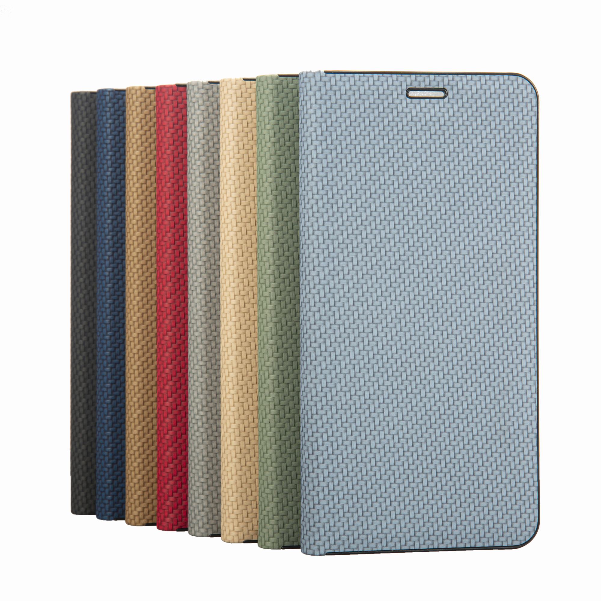 HDB011-6 Black Edge Woven Wallet Case